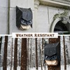 Caped Hero Bat House for Outdoors - Wooden Large Three