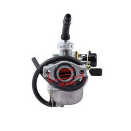 REBEKAMODS PZ19 19mm Carburetor Carb with Cable Choke Compatible with 50cc 70cc 110cc 125cc ATV Quad 4 Wheeler 4-Stroke Pit Dirt Bike Parts