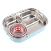 Stainless Steel Lunch Box Food Grade Safe 4 Compartments Portable
