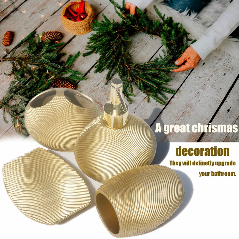 LUANT Bathroom Accessories Set Including Cup, Toothbrush Holders, Soap Dishes