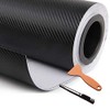 DIYAH 3D Black Carbon Fiber Film Twill Weave Vinyl 72"