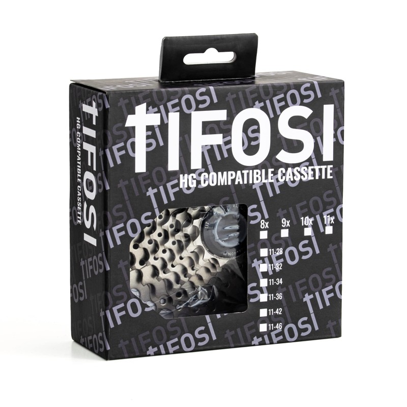 TIFOSI 11 Speed Shimano HG Cassette, Silver (11/25, Silver)