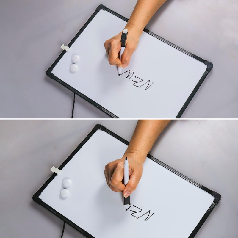 Double-Sided Small White Board 14" x 11", Dry Erase Board