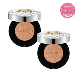 Art Deli Galvaderm Lifting Cover Cushion Silver No. 23 x2 / 아트델리 갈바덤 리프팅 커버쿠션 실버 23호 x2