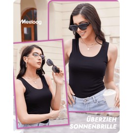 Meeloog DEMST6470 Women's Polarised Over Glasses Sunglasses Rectangular Lightweight All-Round Design Over Glasses for Driving and Riding, P1 tortoiseshell frame/brown lenses