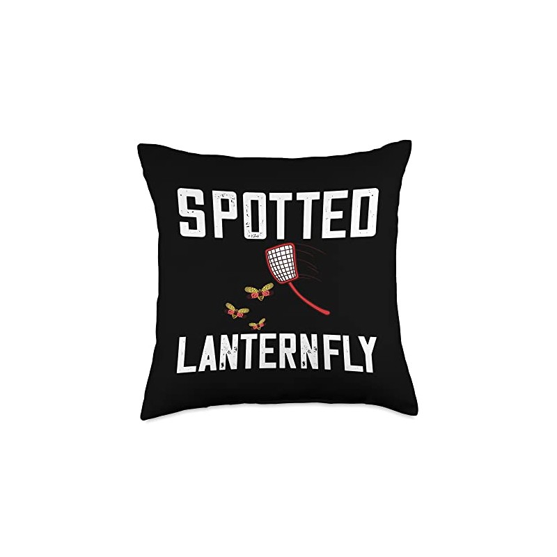 Spotted Lanternfly Trap Insect Spray Lantern Fly Throw Pillow