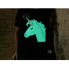 Illuminated Apparel Unicorn Interactive Glow in The Dark T-Shirt (3-4