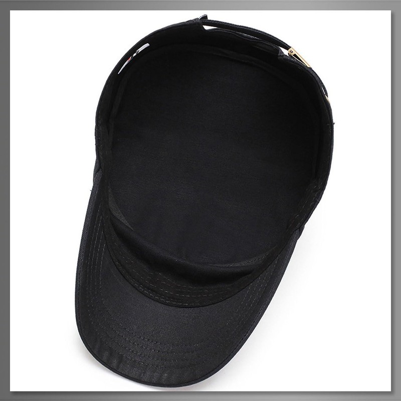 Buzz Selection CAP271 Work Cap, Military Plate, Logo, Hat, Sports,