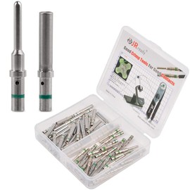 JRready ST6120 DT Connector Terminal Kit Contact Size 16, Male Pins 0460-215-16141/Female Sockets 0462-209-16141 Solid Contacts Wire Gauge 14-20 AWG, 30 Pairs