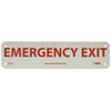 NMC GL19R EMERGENCY EXIT Sign – 12 in. x 3