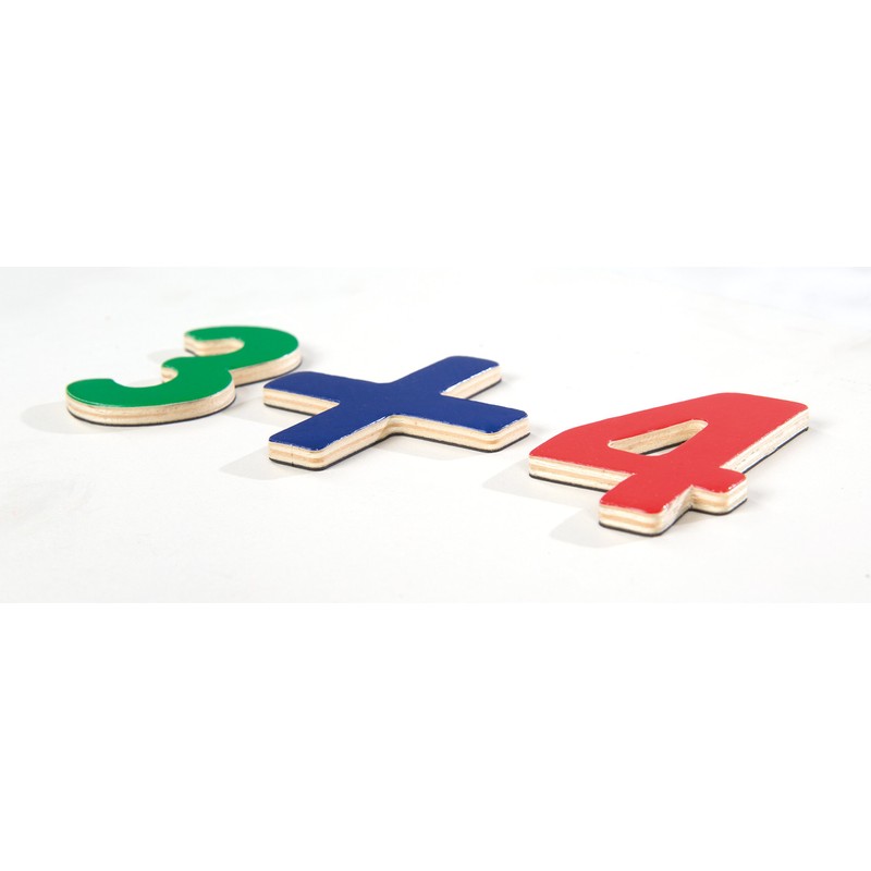 roba Numeri Magnetici, 35 Pezzi, Giocattolo Scolastico per Bambini, Multicolore
