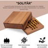 Solitaire Large Wooden Solitaire Game – Thinking Game – Puzzle