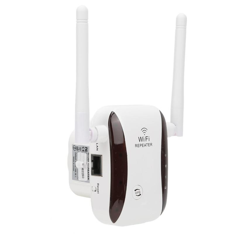WiFi Range Extender 300mbps 2 Antennas Wireless Signal Repeater Amplifier