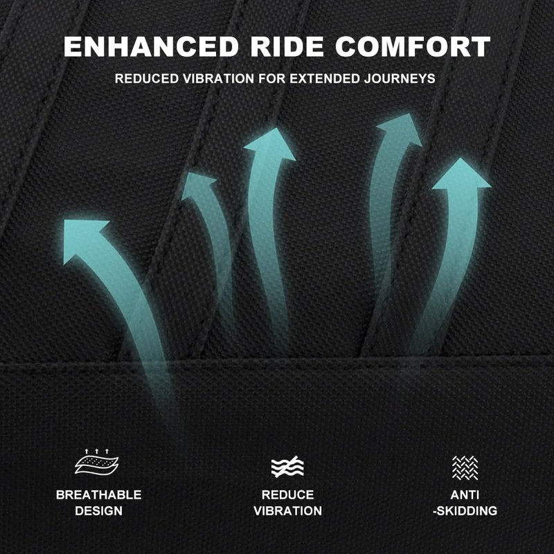 REARACE Non-Slip Gripper Stripe Seat Cover Fit for Raptor 700