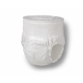 Medline Adult Absorbent Protective Underwear, Size M, For Waist Size 28-40", Case of 80