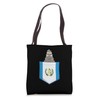 Mayan Pyramid Guatemala flag Tote Bag