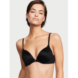 Victoria's Secret Everyday Comfort Push Up Bra, Padded, Plunge Neckline, Bras for Women, Body by Victoria Collection, Black (38B)