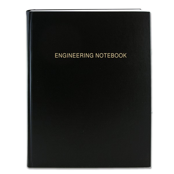 BookFactory Engineering Notebook Engineer Graph Paper Quadrille 4 X 4