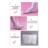 100 Pzs Guantes Bolsa Para Pies Desechables Impermeables
