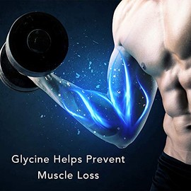 Polvo de glicina 100 puro  2 libras  Promueve un sueño reparador, energía y fuerza musculares, soporte de memoria y cognición (bolsa resellable)      