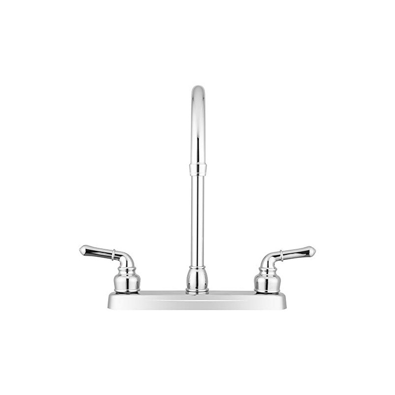 Pacific Bay Lynden Modern High Arc Kitchen Sink Faucet -