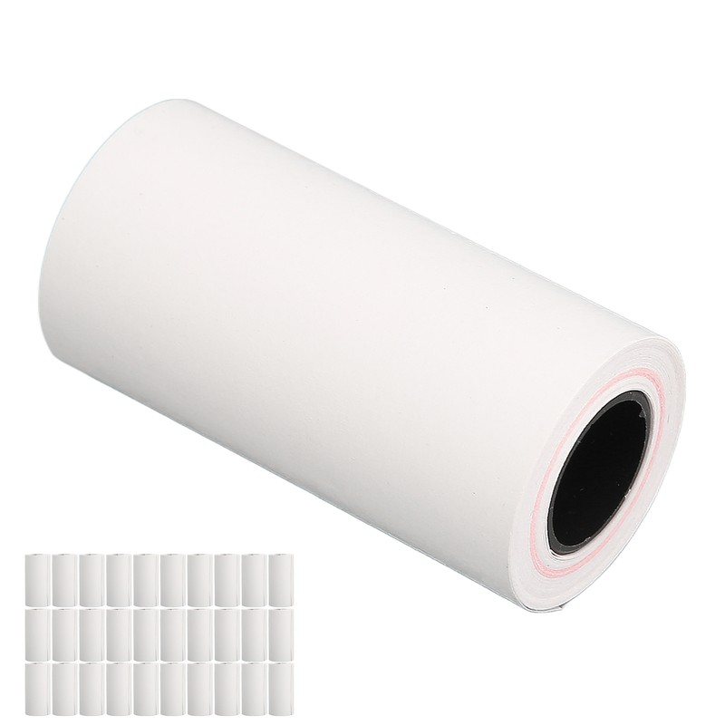 30pcs Thermal Printing Paper 57x30mm Uniform Coating Clear Printing Receipt