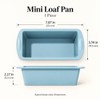 Silicone Baking Molds NonStick Rectangle Cake Pans Mini Loaf Pan