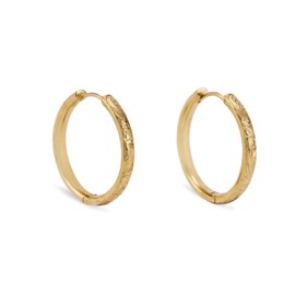 Hey Harper Hoop Earrings For Women Trendy - Lightweight Waterproof & Sweatproof Jewerly