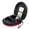 KOMBIUDA 2 Pcs Headphone Case for Plane Travel Zipper Headset