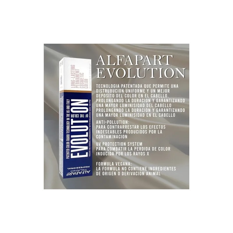 Tinte Para Cabello Alfaparf Evolution Profesional 60ml