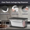 COAZEX 2 Pack Trash Bag Holder Under Sink Stackable, Plastic