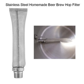 Chazcool Stainless Steel Beer Filter, Mash and Tun Boil Screen, Beer Brew Hop Filter Strainer Tool for Home Brew Beer Kettle Mash Tun, 6 Inch