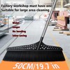 Heavy Duty Outdoor Angle Broom with 20" Wide 51" Long