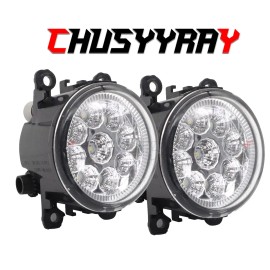 CHUSYYRAY LED Fog Lights For Acura TSX RDX ILX TL 2010-2018 Bumper Driving Lamp Clear Lens