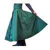 Green equestrian skirt for women - Winter insulated riding apparel