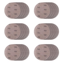 Pack of 30 Sanding Discs, Mesh Velcro Sanding Discs, Diameter 125 mm, Dust-Free Sanding Net Sanding Disc for Sanding Hard Surfaces, Wood, Spatula, Varnish, Metal 80#