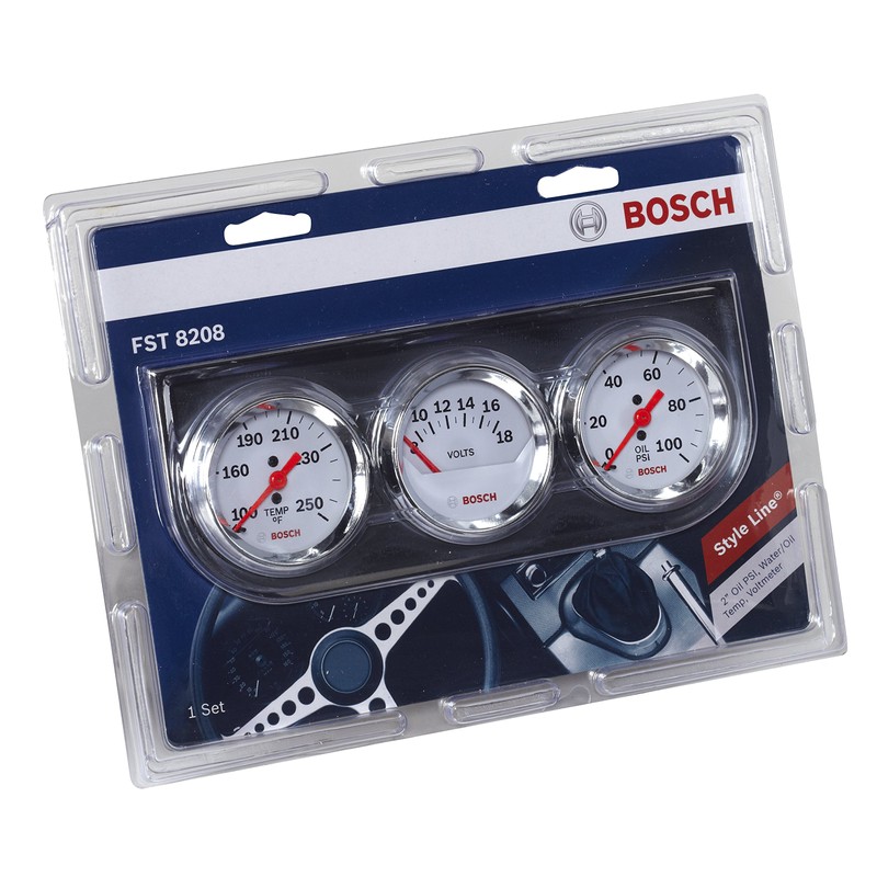 BOSCH SP0F000046 Style Line 2" Triple Gauge Kit - Clean