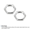 PATIKIL M10 x 0.75 Steel Hex Nuts 30pcs Metric Thread