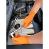 Heavy Duty Super Strong Orange Grip Nitrile Gloves PF 8