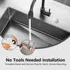 ZGGAZCA 4Pcs Sink Hole Cover Plastic Faucet Caps Kitchen Plug