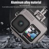 Protective Housing 40M Deep Waterproof Shell 9H Tempered Glass Double