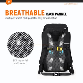 SKYSPER Hiking Backpack Small, 25L Lightweight Travel Daypack Breathable Backpacking Backpacks for Men Women