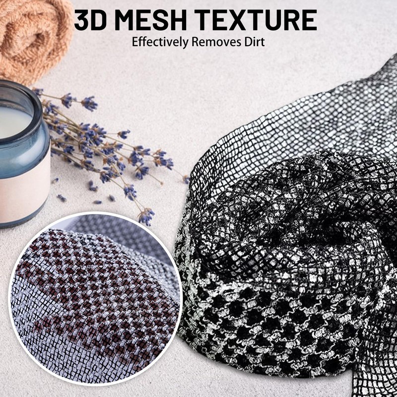 1 Pcs Exfoliating Towel, Exfoliating Shower Towel Long Exfoliating Cloth