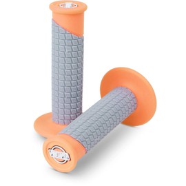 Pro Taper Clamp On Grips - Pillowtop (NEON Orange/Grey)