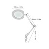 10X Magnifying Glass with LED Light Flexible Arm Brightness Adjustable