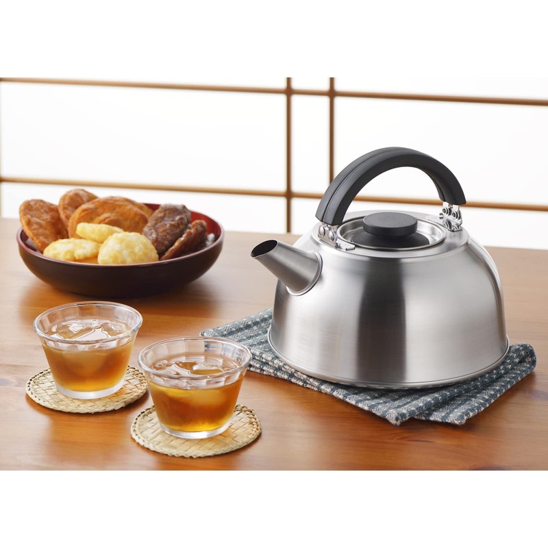 Yoshikawa FLAT SJ3463 Compact Kettle, 0.8 gal (2.8 L) (with