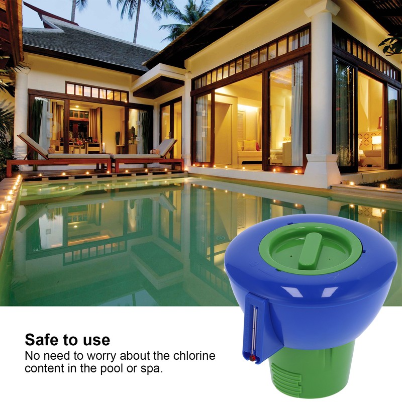 Automatic Pool Dosing Device with Thermometer Pool Chemical Dispenser Cleaning