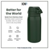 Ion8 Lightweight Steel Kids Water Bottle, 400ml/13oz, Non-Insulated, Leak Proof,