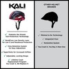 Kali Protectives Uno Helmet, Solid Gloss Blue/White, L/XL