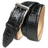 Grove Genuine Italian Leather Dress Belt-Alligator Black-40-Black